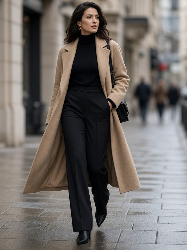 Portrait de mode en extérieur